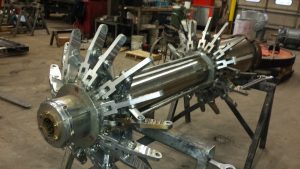 MMI Rebuild Main Shaft of Tire building drum